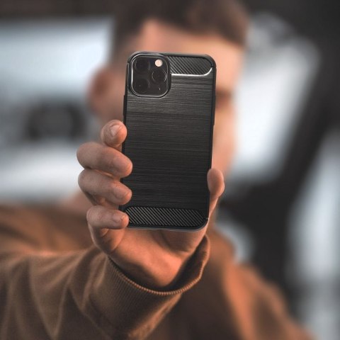 Futerał do iPhone SE 2020 Carbon czarny