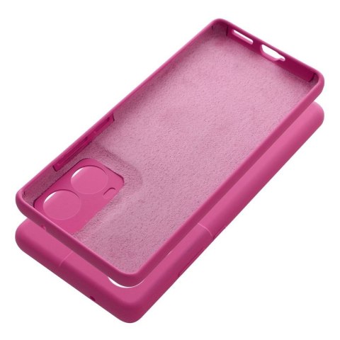 Futerał do Motorola G85 5G Silicone 2mm różowy
