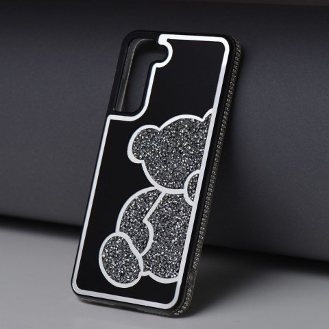 Futerał do Samsung A13 4G Teddy Bear srebrny