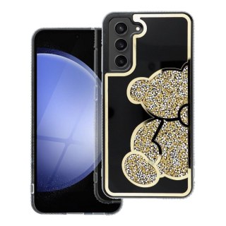 Futerał do Samsung A13 4G Teddy Bear złoty