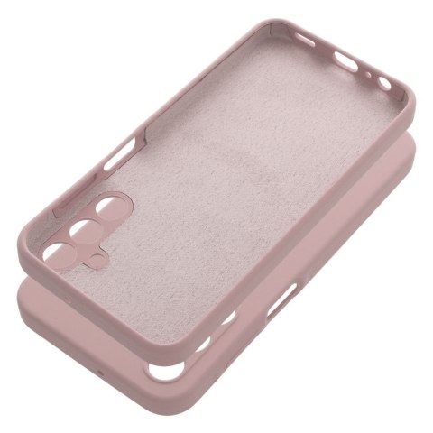 Futerał do Samsung A15 5G / A15 4G Silicone 2mm pudrowy róż