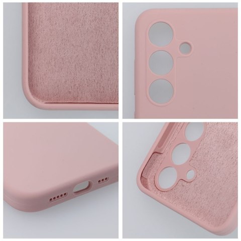 Futerał do Samsung A15 5G / A15 4G Silicone 2mm pudrowy róż