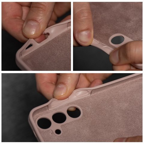 Futerał do Samsung A15 5G / A15 4G Silicone 2mm pudrowy róż
