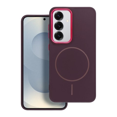 Futerał do Samsung A16 5G / A16 4G Frame Mag Cover zgodny z MagSafe fioletowy