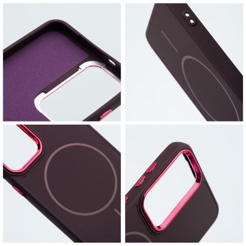 Futerał do Samsung A16 5G / A16 4G Frame Mag Cover zgodny z MagSafe fioletowy