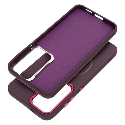 Futerał do Samsung A16 5G / A16 4G Frame Mag Cover zgodny z MagSafe fioletowy