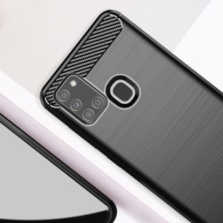 Futerał do Samsung A21S Carbon czarny