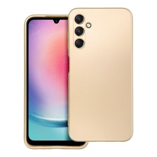 Futerał do Samsung A25 5G Metallic złoty
