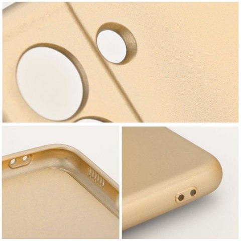 Futerał do Samsung A25 5G Metallic złoty