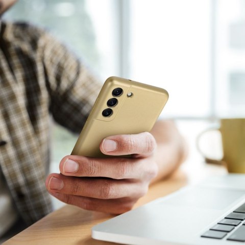 Futerał do Samsung A25 5G Metallic złoty