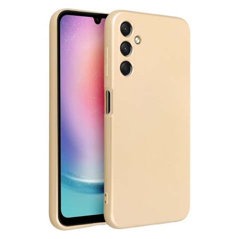 Futerał do Samsung A25 5G Metallic złoty