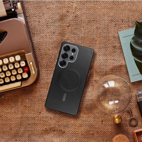 Futerał do Samsung A26 Gentleman Mag Cover zgodny z MagSafe czarny