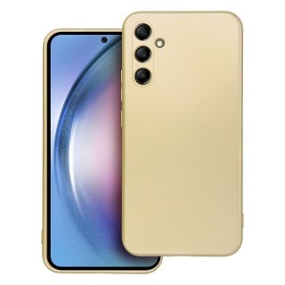 Futerał do Samsung A34 5G Metallic złoty