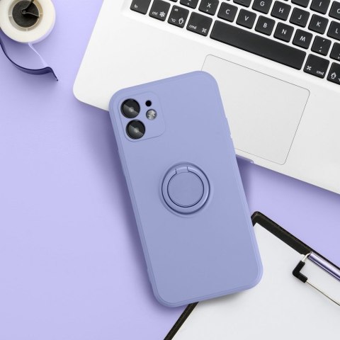 Futerał do Samsung A36 5G Silicone Ring fioletowy