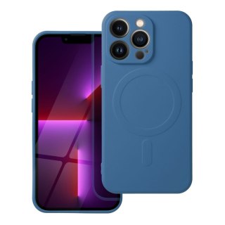Futerał do Samsung A37 Silicone Mag Cover zgodny z MagSafe niebieski