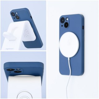 Futerał do Samsung A37 Silicone Mag Cover zgodny z MagSafe niebieski