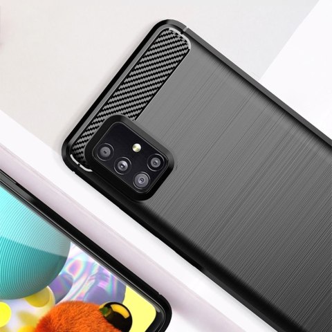 Futerał do Samsung A51 5G Carbon czarny