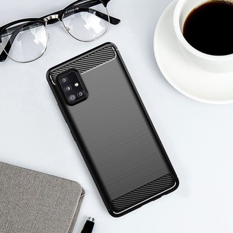 Futerał do Samsung A51 5G Carbon czarny