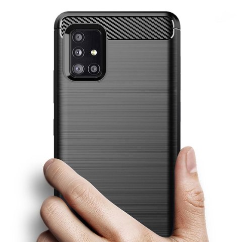 Futerał do Samsung A51 5G Carbon czarny