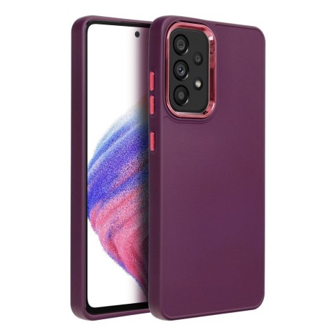 Etui na Samsung A52 5G / A52 LTE ( 4G ) / A52s 5G Frame fioletowe
