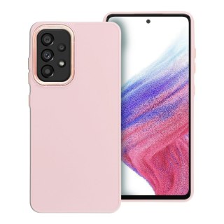 Futerał do Samsung A52 5G / A52 LTE ( 4G ) / A52s 5G Frame pudrowy róż