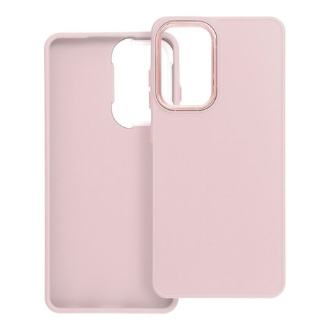 Futerał do Samsung A52 5G / A52 LTE ( 4G ) / A52s 5G Frame pudrowy róż