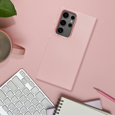 Futerał do Samsung A52 5G / A52 LTE ( 4G ) / A52s 5G Frame pudrowy róż