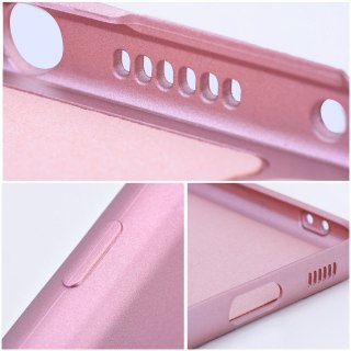 Futerał do Samsung A54 5G Metallic różowy