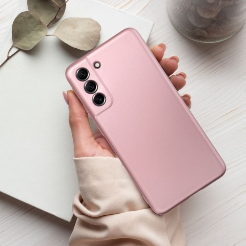Futerał do Samsung A54 5G Metallic różowy