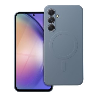 Futerał do Samsung A54 Silicone Mag Cover zgodny z MagSafe jasnoniebieski