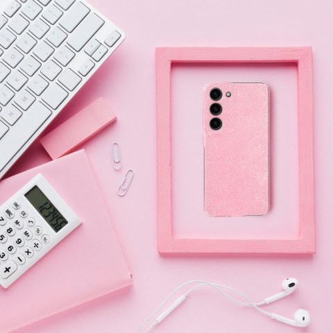 Etui na Samsung A55 5G Clear Case 2 mm Blink różowe