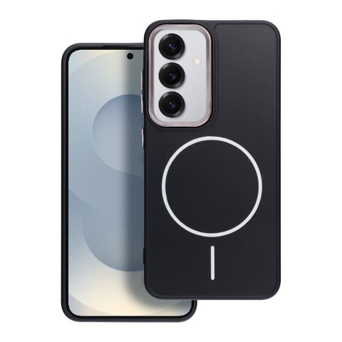 Futerał do Samsung A55 Frame Mag Cover zgodny z MagSafe czarny