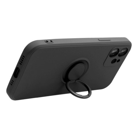 Futerał do Samsung A56 5G Silicone Ring czarny