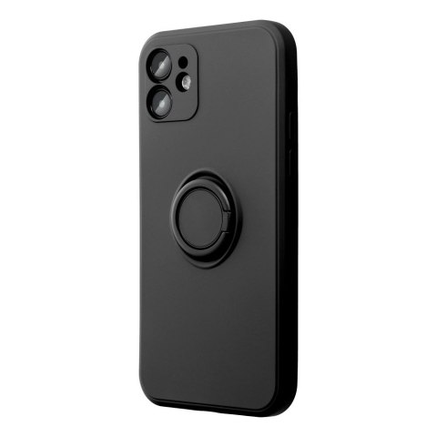 Futerał do Samsung A56 5G Silicone Ring czarny