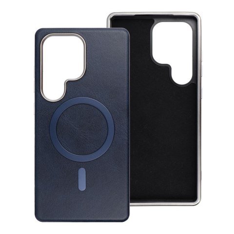 Futerał do Samsung A57 Gentleman Mag Cover zgodny z MagSafe granatowy