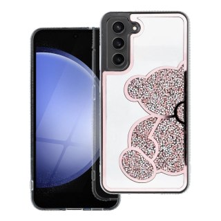 Futerał do Samsung S21 FE Teddy Bear różowy