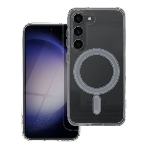 Futerał do Samsung S23 Clear Mag Cover (STR) zgodny z MagSafe transparentny