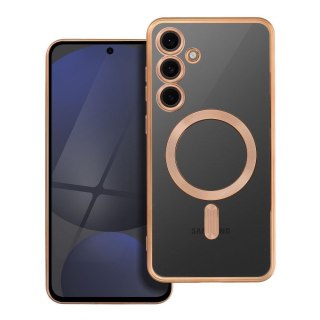 Futerał do Samsung S24 FE Electro Mag Cover zgodny z MagSafe złoty