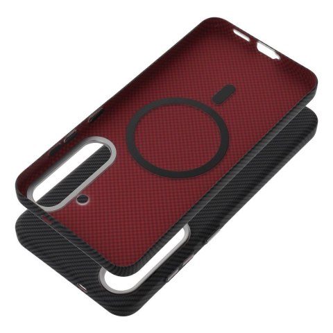 Futerał do Samsung S25 FE Kevlar zgodny z MagSafe czarny
