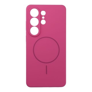 Futerał do Samsung S26 ULTRA Silicone 2mm (camera protection) zgodny z MagSafe różowy