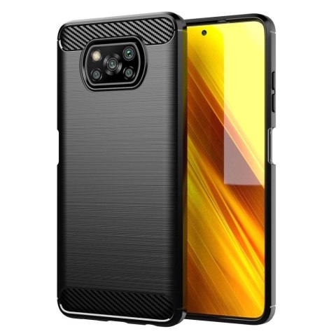 Futerał do Xiaomi Poco X3 Carbon czarny