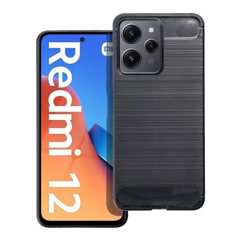 Futerał do Xiaomi Redmi 12 4G / Redmi 12 5G Carbon czarny