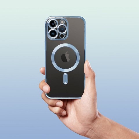 Etui na Xiaomi Redmi 15C (173,16 x 81,07 x 8,2) Electro Mag Cover zgodne z MagSafe niebieskie