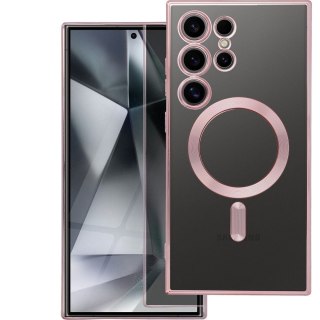 Etui na Xiaomi Redmi 15C (173,16 x 81,07 x 8,2) Electro Mag Cover zgodne z MagSafe złoto różowe