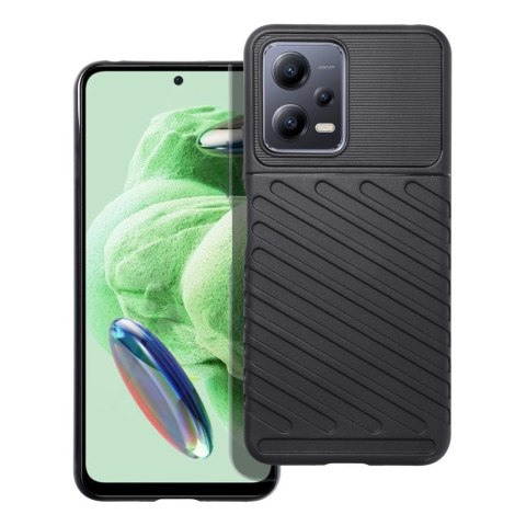 Etui na Xiaomi Redmi Note 12 5G Thunder czarne
