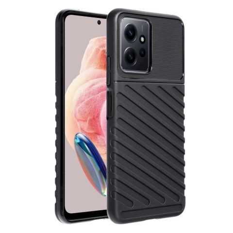 Etui na Xiaomi Redmi Note 12 5G Thunder czarne