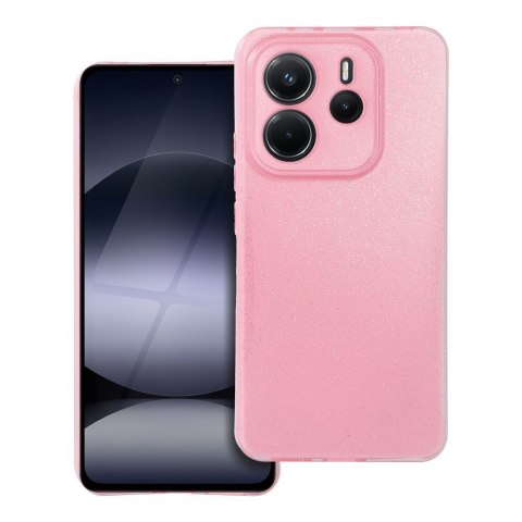 Etui na Xiaomi Redmi Note 14 4G (GLOBAL - 164,84mm x 78,15mm x 8,16mm) Clear Case 2 mm Blink) różowe