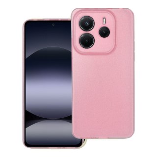 Etui na Xiaomi Redmi Note 14 5G Clear Case 2 mm Blink różowe