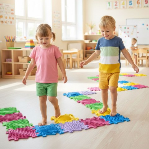 WOOPIE Mata Sensoryczna Ortopedyczna Puzzle 5 el.