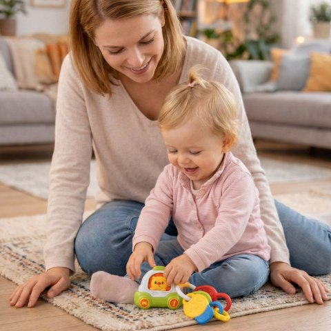 Woopie Baby Zabawka Interaktywna Pilot Samochodzik z Kluczykami Grzechotka Gryzak